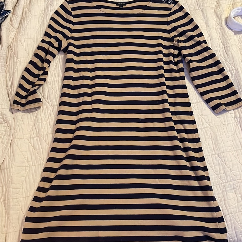 Talbots Stripped Dress - Picture 2 of 4